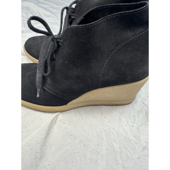 J Crew Chukka Boots Mens 7 Black Suede Lace Up Casual Desert Shoes main image 4